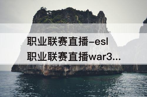 职业联赛直播-esl职业联赛直播war3赛果
