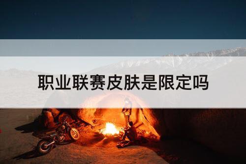 职业联赛皮肤是限定吗