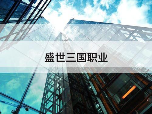 盛世三国职业