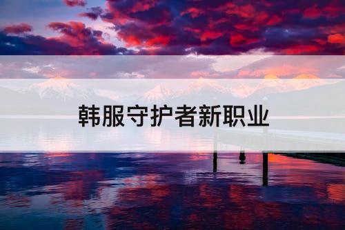 韩服守护者新职业