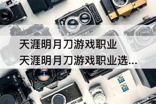 天涯明月刀游戏职业 天涯明月刀游戏职业选择