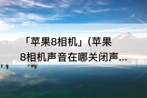 「苹果8相机」(苹果8相机声音在哪关闭声音)