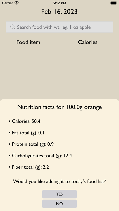 食物追踪器安卓版  v1.0图3