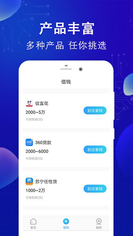 手机上可以放心借钱的地方