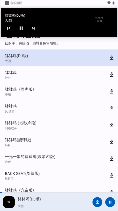 音乐适配手机版下载安装最新版  v4.1.4图2