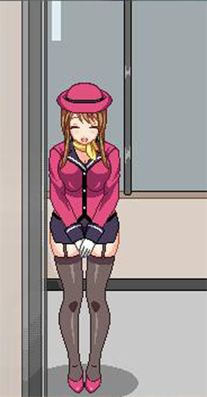 elevator电梯女孩像素桃子移植游戏