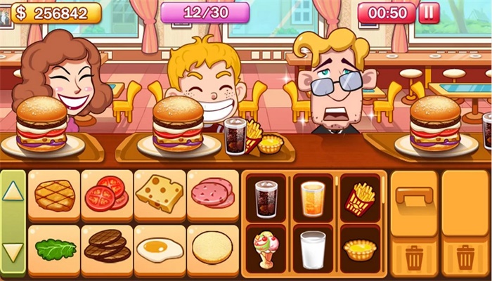 餐厅汉堡大亨破解版  v1.0.0图2