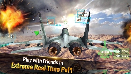 王牌战斗机空战无限金币版无需登录  v2.58图3