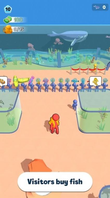 水族馆乐园破解版无限钞票  v1.1图3