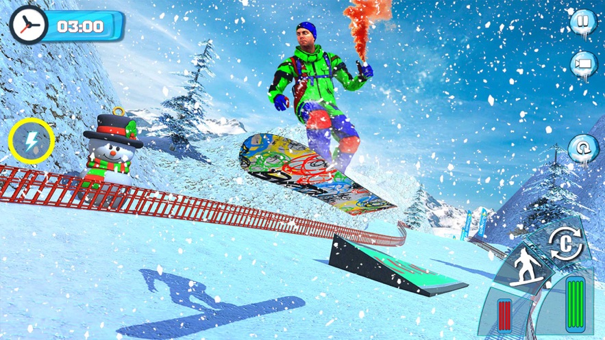 滑雪板滑雪比赛2020游戏  v1.0.0图3